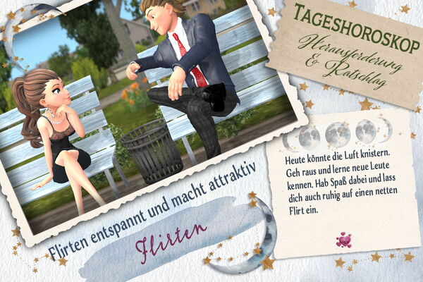 Flirten entspannt und macht attraktiv Tageshoroskop Flirten
