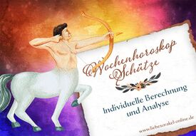 Wochenhoroskop Schütze - Individuelle Berechnung und Analyse