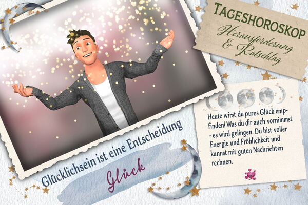 Tageshoroskop Glück