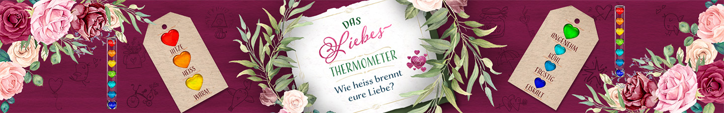 Das Liebes-Thermometer gratis - Wie heiß brennt Ihre Liebe?