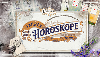 Jahreshoroskop kostenlos mit den Lenormandkarten