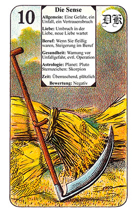 Die Sense - das mystische Liebesorakel
