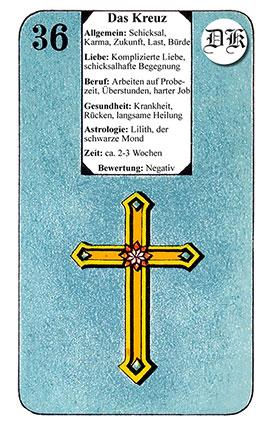 Das Kreuz - das mystische Liebesorakel