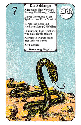 Die Schlange - das mystische Liebesorakel