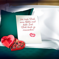 Verführerisches Betthupferl Romantik-Tipp: Verführerisches Betthupferl